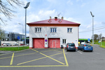 Požární zbrojnice u fotbalového stadionu - Ráj